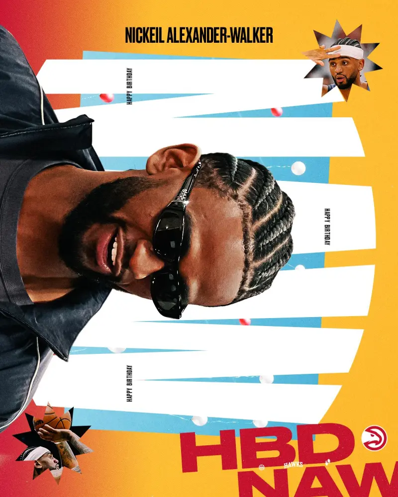 27岁生日快乐！老鹰官方晒照为尼基尔-亚历山大-沃克庆生